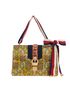 Floral Brocade Sylvie Shoulder Bag, front view